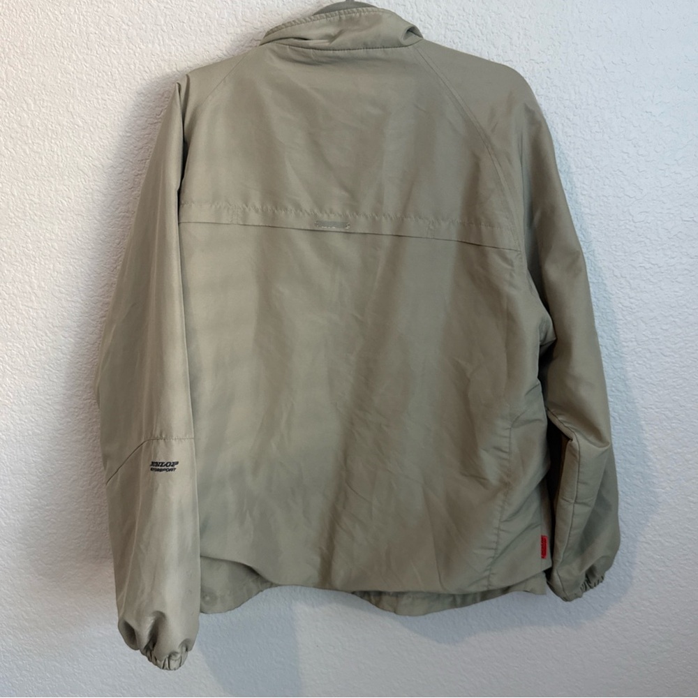 Tan Performance Jacket With Red Lining - image 7